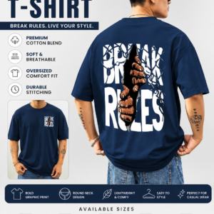 Break Rules Oversized Graphic T-Shirt – Premium Streetwear Collection