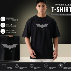 Shadow Emblem Oversized Graphic T-Shirt– Premium Streetwear Collection