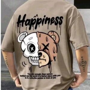 Happiness Oversized Graphic T-Shirt – Premium Streetwear Collection