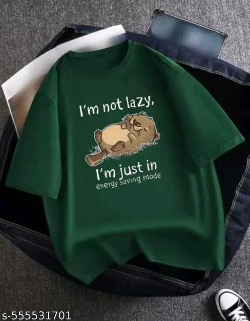 Women's Oversized Cotton Graphic T-Shirt – Energy Saving Mode Edition - Image 2